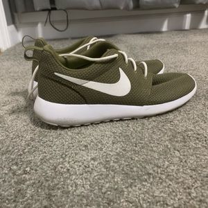 olive green nikes womens